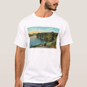 T-shirt Vue du lac du tonnelier Hwy de Fenimore