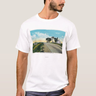 T-shirt Vue du nord de champ de bataille de Saratoga