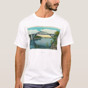 T-shirt Vue du nouveau pont suspendu