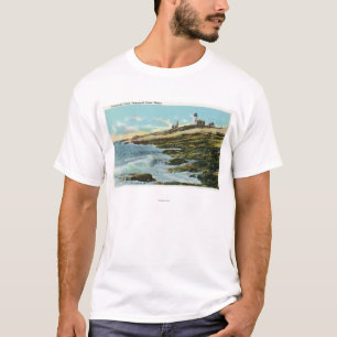 T-shirt Vue du phare de Pemaquid