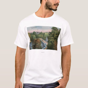 T-shirt Vue du pont d'île de Luna