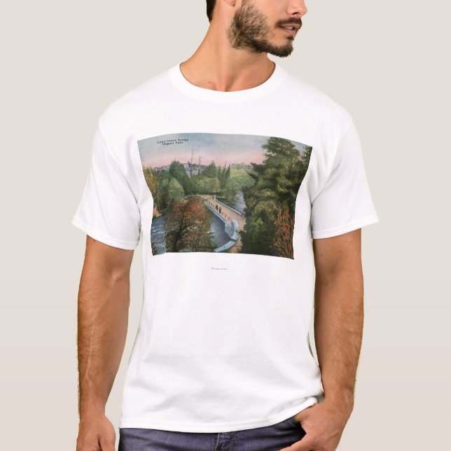 T-shirt Vue du pont d'île de Luna (Devant)