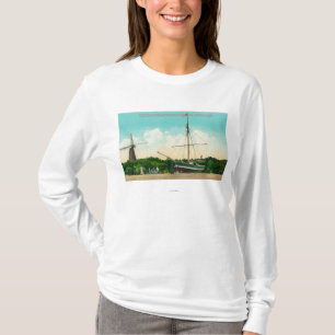 T-shirt Vue du sloop arctique d'Amundsen