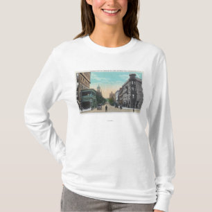 T-shirt Vue du sud de St de Chenango d'Arlington