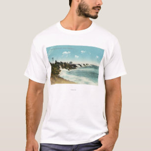 T-shirt Vue du surf et du brise-lames