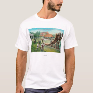T-shirt Vue du terrain de jeu des enfants
