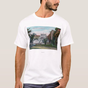 T-shirt Vue du tour de Tickler au parc d'Idora