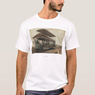 T-shirt Vue d'un funiculaire de double Decker