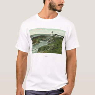 T-shirt Vue d'un phare des USA