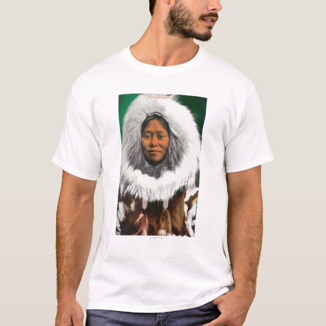 T-shirt Vue d'une beauté esquimaude (Devant)