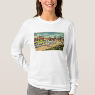 T-shirt Vue d'unité de récréation de spa de Saratoga