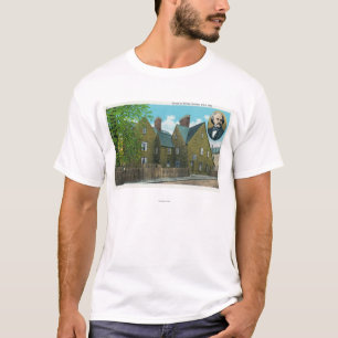 T-shirt Vue extérieure de la Chambre de sept pignons # 2