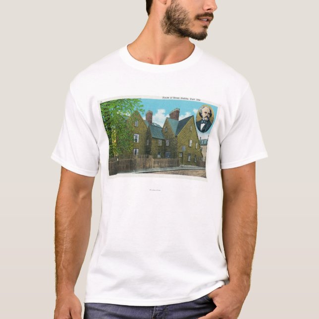 T-shirt Vue extérieure de la Chambre de sept pignons # 2 (Devant)