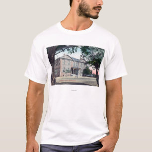 T-shirt Vue extérieure de la grammaire SchoolRedding, CA