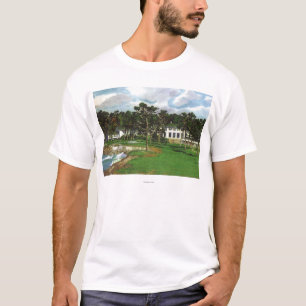 T-shirt Vue extérieure de la loge de Pebble Beach et