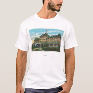 T-shirt Vue extérieure de l'abîme d'Ausable d'hôtel
