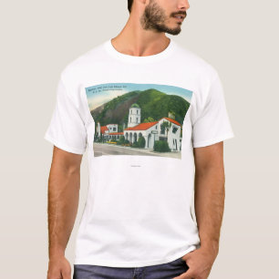T-shirt Vue extérieure de l'auberge de motel