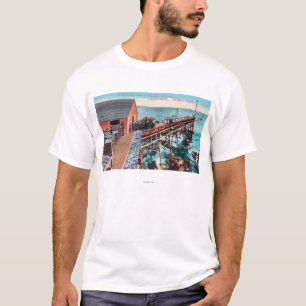 T-shirt Vue extérieure de l'emballage de sardine de Del