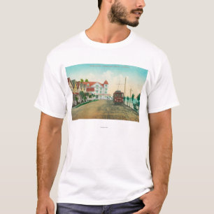 T-shirt Vue extérieure de l'hôtel Capitola et des cottag