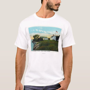 T-shirt Vue extérieure de l'hôtel de carré du congrès