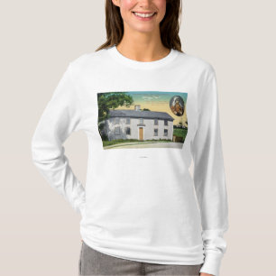 T-shirt Vue extérieure de lieu de naissance de brocs de