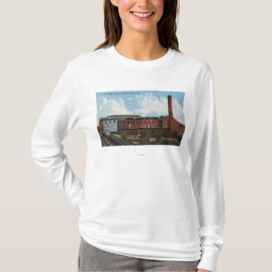 T-shirt Vue extérieure de l'usine de sucre de betterave