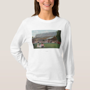 T-shirt Vue extérieure de piste de patinage de parc