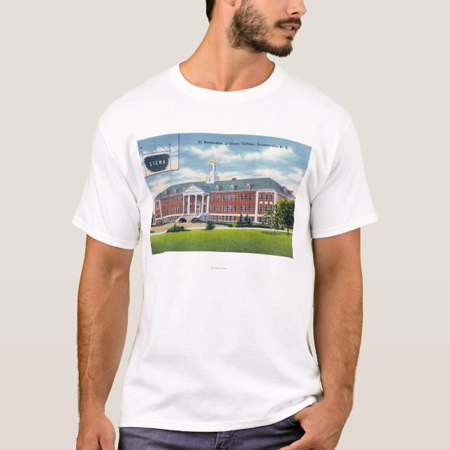T-shirt Vue extérieure de St Bernardine de Sienne (Devant)