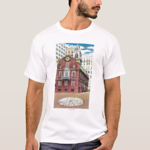 T-shirt Vue extérieure de vieille Chambre d'état