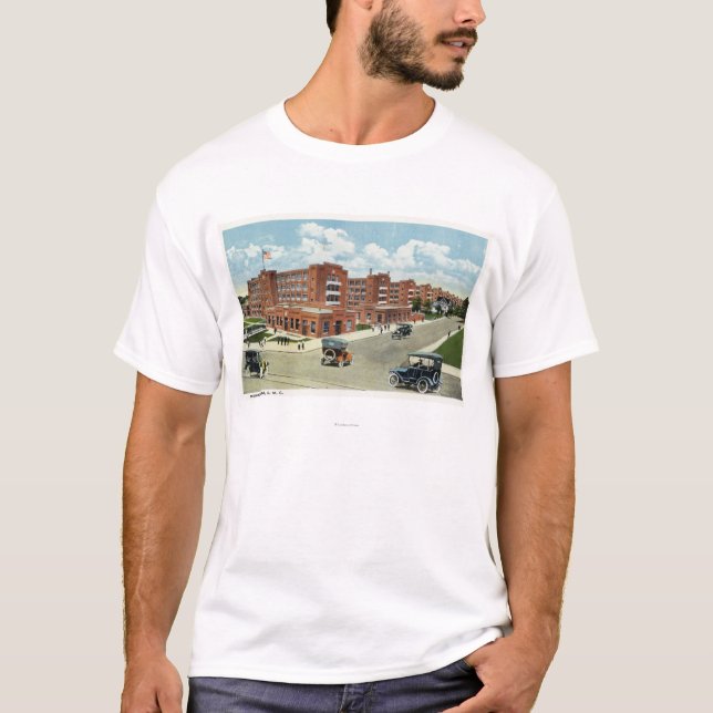 T-shirt Vue extérieure des bras de Remington, UMC (Devant)