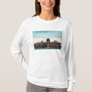 T-shirt Vue extérieure des moulins de soie de Currier Co