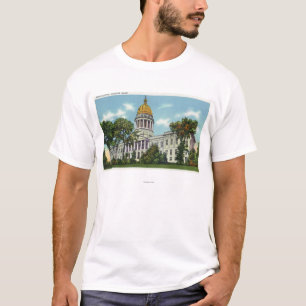 T-shirt Vue extérieure du bâtiment de capitol d'état # 