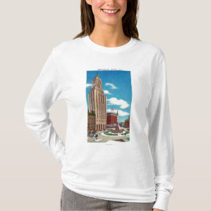 T-shirt Vue extérieure du bâtiment de couche-point