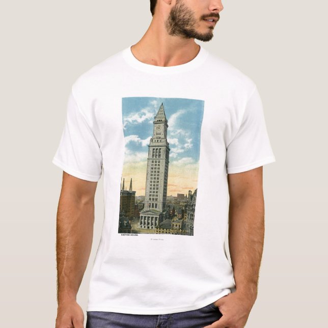 T-shirt Vue extérieure du bureau de douane (Devant)