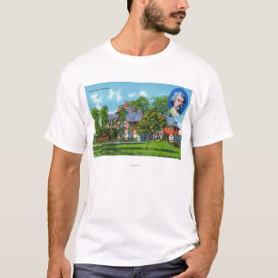 T-shirt Vue extérieure du mémorial de Mark Twain