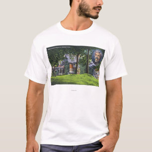 T-shirt Vue extérieure du mémorial de Mark Twain # 2