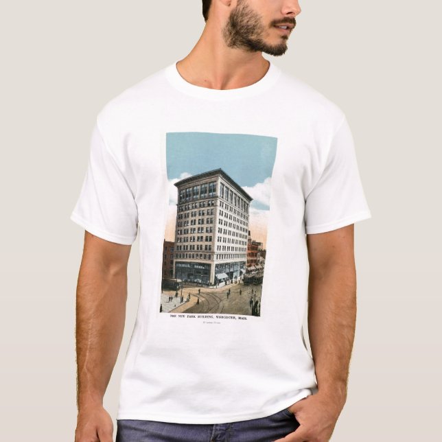 T-shirt Vue extérieure du nouveau bâtiment de parc (Devant)