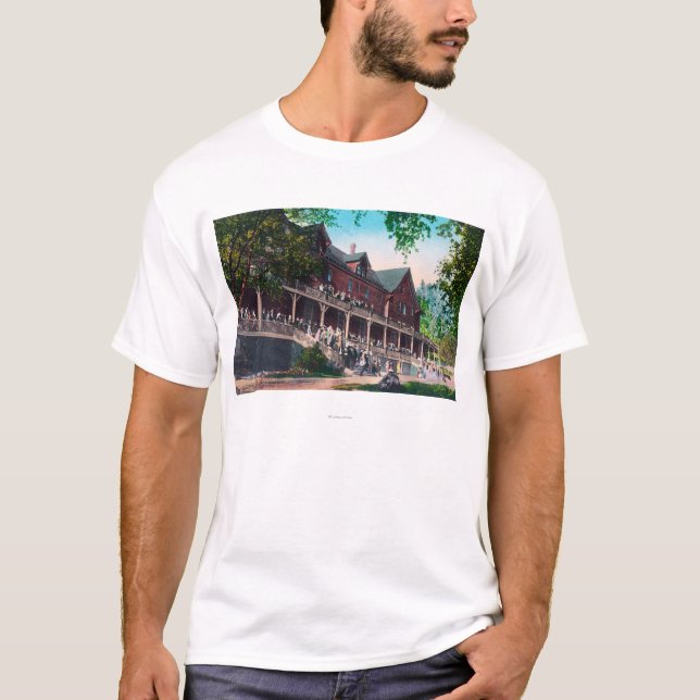 T-shirt Vue extérieure du portail d'EL d'hôtel (Devant)