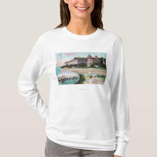 T-shirt Vue extérieure du sanatorium de Long Beach
