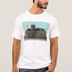 T-shirt Vue extérieure du SchoolMedford public, OU