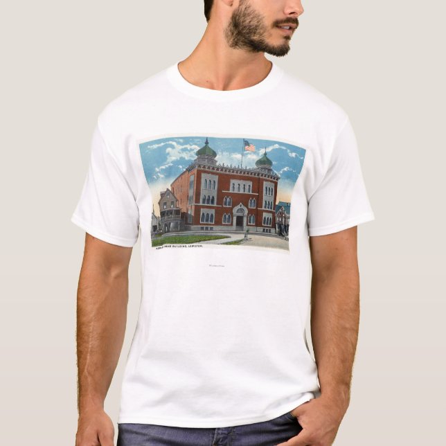 T-shirt Vue extérieure du temple de Kora, tombeau (Devant)