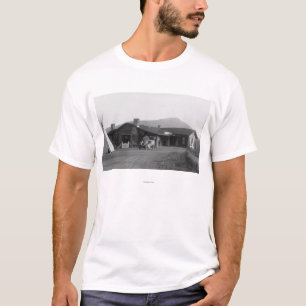 T-shirt Vue extérieure d'un tribal de Natif américain