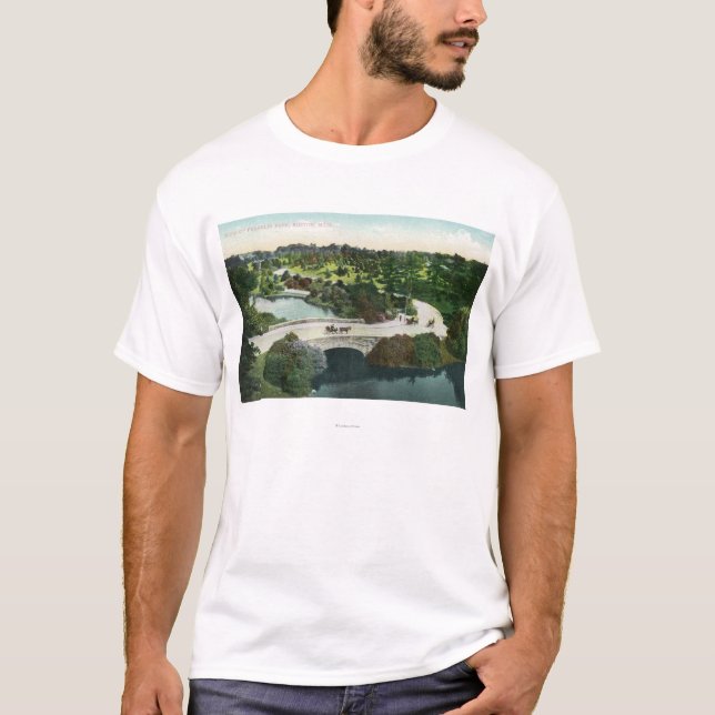 T-shirt Vue générale de parc de Franklin (Devant)