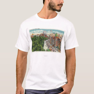 T-shirt Vue générale de rue de Tremont