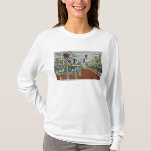 T-shirt Vue intérieure d'aquarium de mer profonde