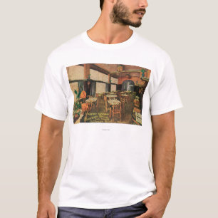 T-shirt Vue intérieure de la salle de pavot chez le