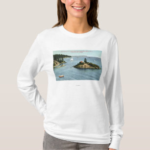T-shirt Vue marine d'entraînement de rivage du nord de