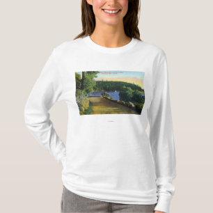 T-shirt Vue marine d'entraînement de rivage du nord de