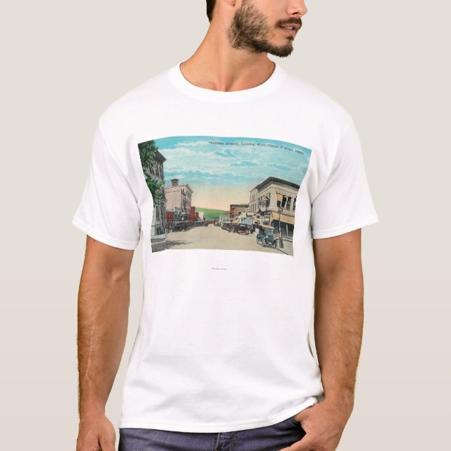 T-shirt Vue occidentale d'avenue de Sherman (Devant)