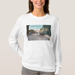 T-shirt Vue occidentale de rue de houx de bâtiment de YMC
